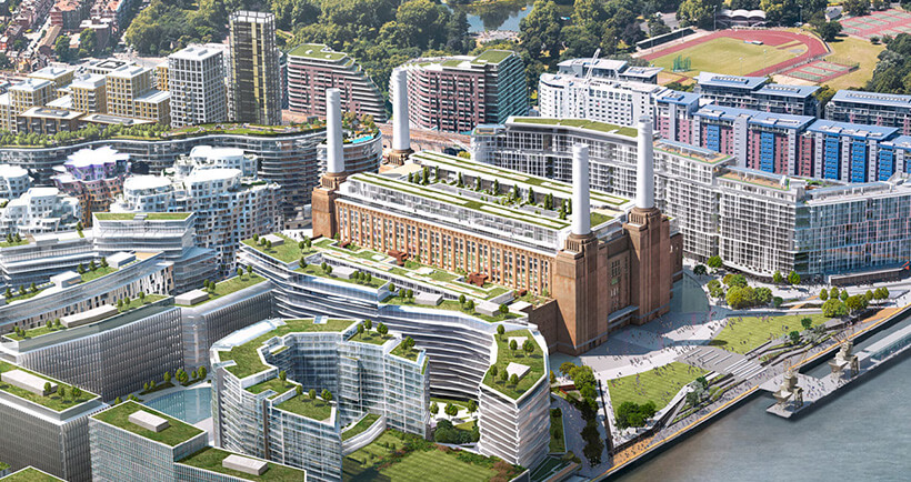 The evolution of Battersea power station