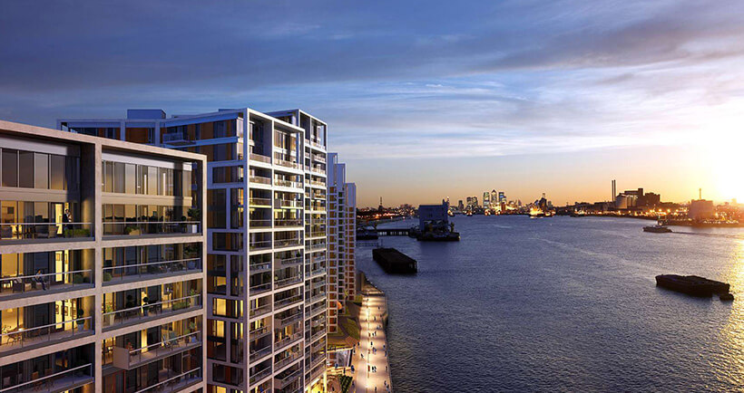 London’s stunning new water-front development