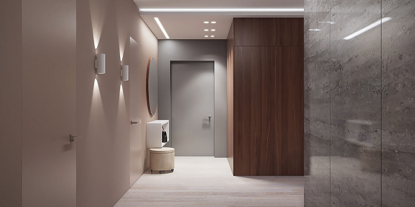 Concealed
Clad Riser Doors