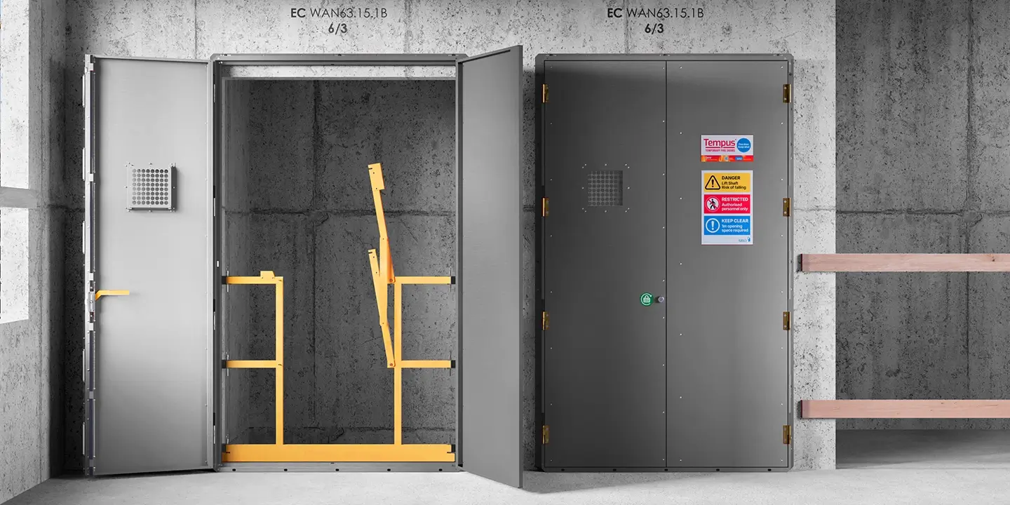 Reusable
E60sa Fire Rated
Lift Shaft Protection